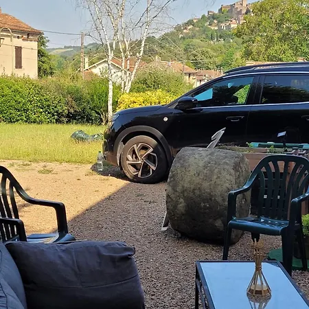 La Jolie Vue Et La Maison De La Tour- Cordes-sur-ciel * Les Cabannes (Tarn)